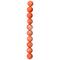 12 Packs: 10 ct. (120 total) Orange Painted Ceramic Round Beads, 16mm by Bead Landing™